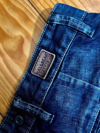 Pull&Bear Jeans Vintage Azul
