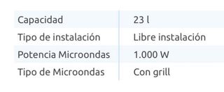 Microondas Panasonic con Grill