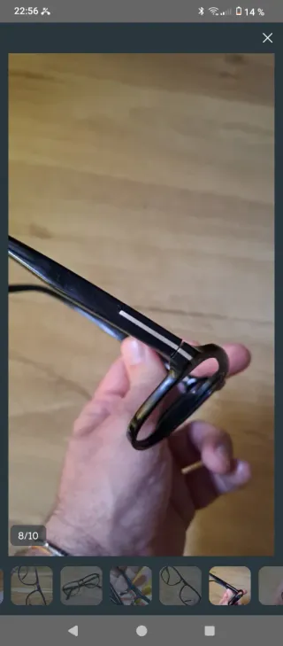 Gafas Tom Ford Negras Vintage