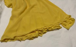 Vestido Etxart & Panno Gasa Amarillo