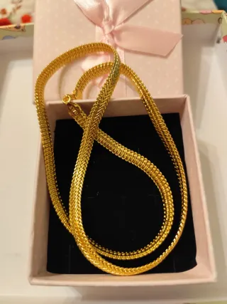 Collar oro 18 k liminado