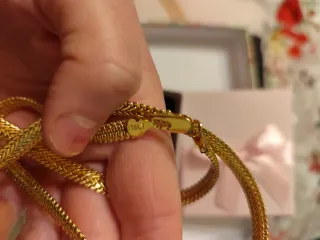 Collar oro 18 k liminado