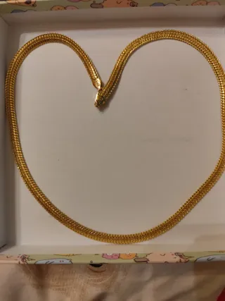 Collar oro 18 k liminado