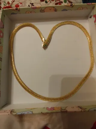 Collar oro 18 k liminado