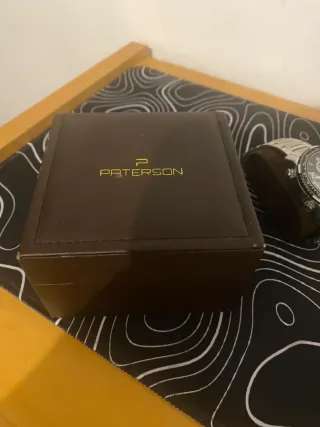 Reloj Paterson Cronógrafo Negro y Plateado