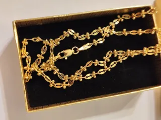 Collar de oro 18 k liminado
