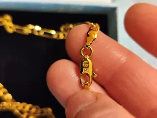 Collar de oro 18 k liminado