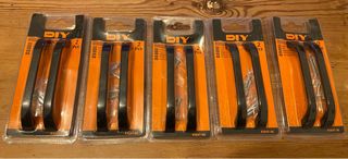 Tiradores de puerta negros (2 uds) Total 5 paquete