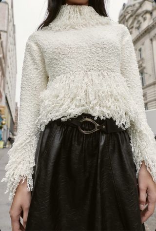 Jersey punto desflecado