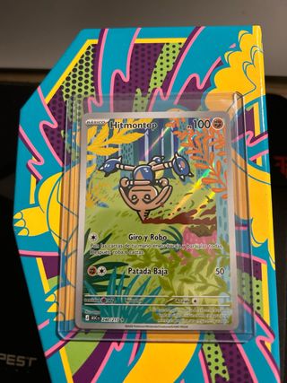 Carta Pokémon Hitmontop Básico 100 HP