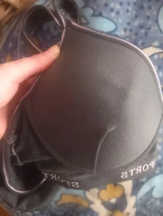 Sujetador deportivo gris