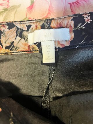 Pantalones H&M Estampado Floral Amapolas