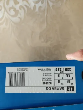 Adidas Samba OG Blancas y Negras