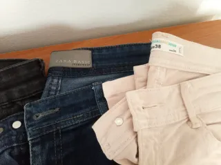 Lote 4 pantalones vaqueros.
