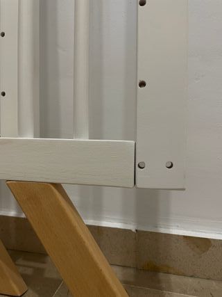 Cuna colecho nórdica blanca