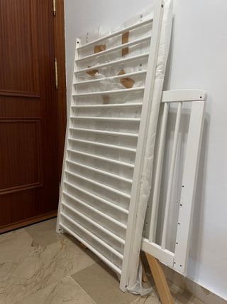 Cuna colecho nórdica blanca