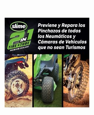 Slime 2 en 1 Sellador Neumáticos y Cámaras