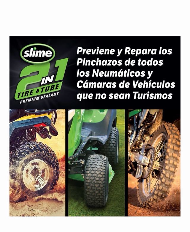 Slime 2 en 1 Sellador Neumáticos y Cámaras
