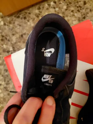 Zapatillas Nike SB Negras y Blancas