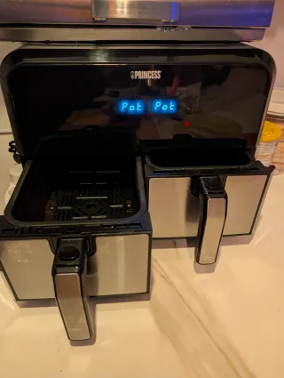 Freidora Aire Doble Cesta Princess 8L