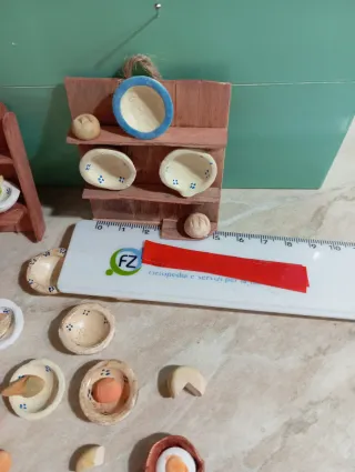 Miniature per presepe, piattini terracotta