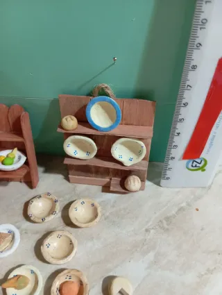 Miniature per presepe, piattini terracotta