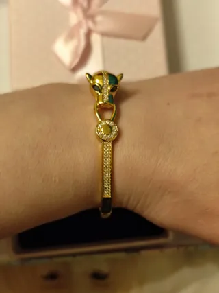 Pulsera chapado en oro 18 k