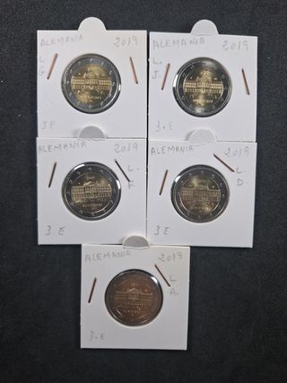 Alemania 2€ 2019 - Bundesrat (5 monedas)
