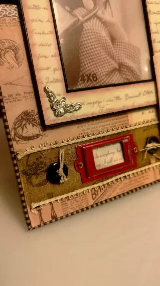 Marco de Fotos Vintage Romántico