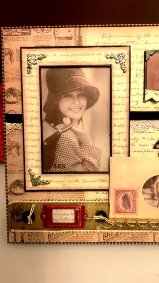 Marco de Fotos Vintage Romántico