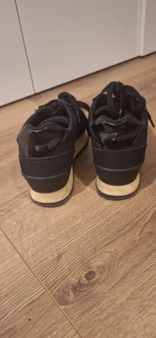 Zapatillas Zara Negras Casual Mujer