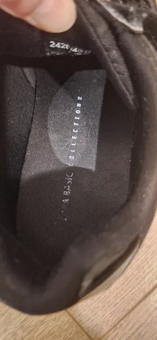 Zapatillas Zara Negras Casual Mujer