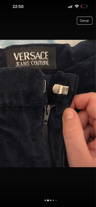 Conjunto 3 piezas Versace Vintage Azul