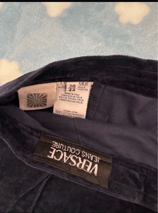 Conjunto 3 piezas Versace Vintage Azul