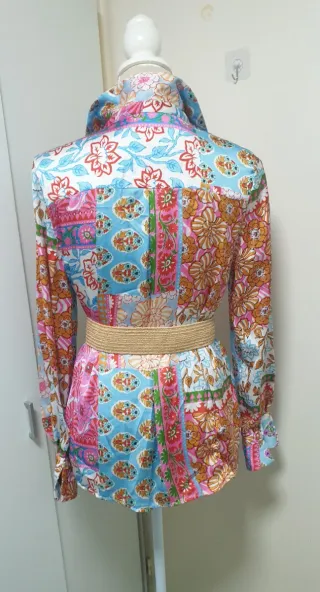 Camisa Zara Estampada Mujer