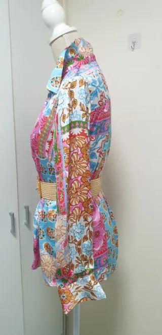 Camisa Zara Estampada Mujer