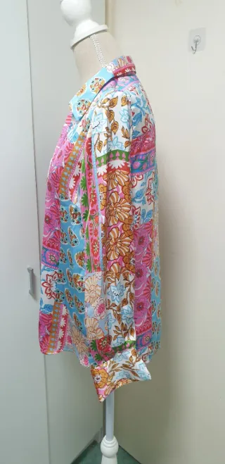 Camisa Zara Estampada Mujer