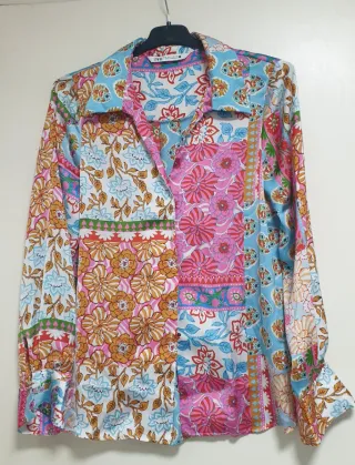 Camisa Zara Estampada Mujer