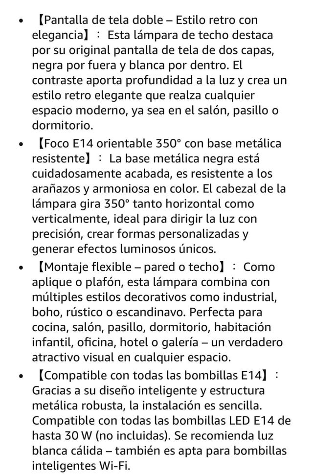 Lámpara de Techo 3 Focos Orientable