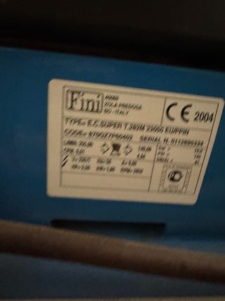 Compresor de aire azul