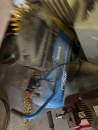 Compresor de aire azul