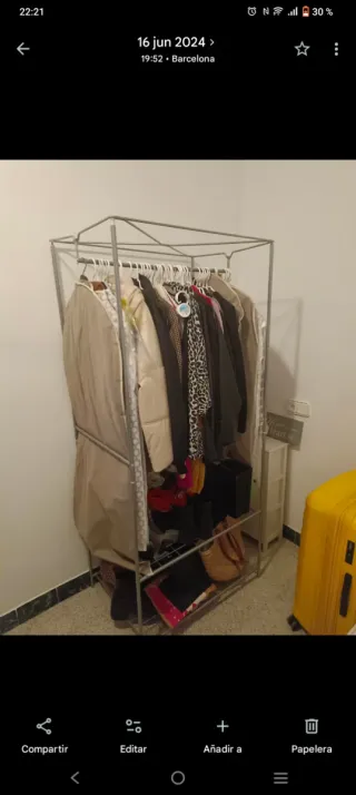 Armario Portátil Desmontable Metal