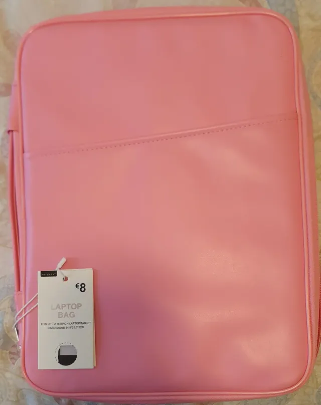 Bolso para laptop rosa
