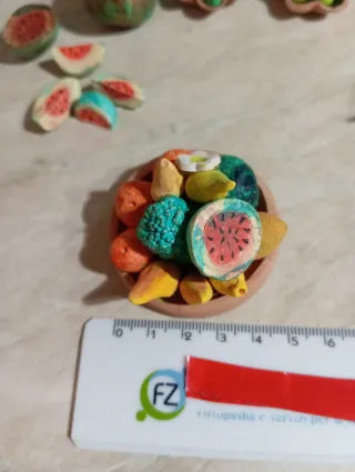 Miniature per presepe: Banco della frutta