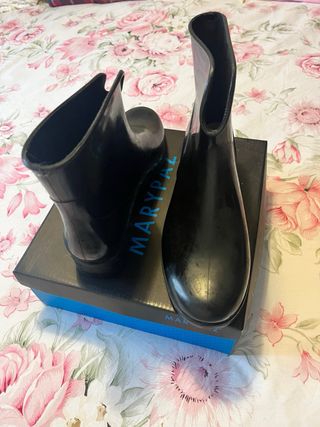 Botas de Agua Marypaz Negras Talla 37
