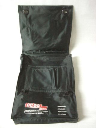 Bolsa asa ajustable bandolera poliester azul oscur