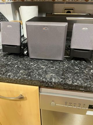 Altavoces Labtec Negro/Gris