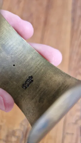 Pulsera de latón con cabeza de tigre