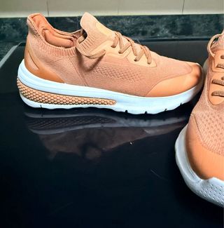 Zapatillas Geox Mujer Naranja/Blanco