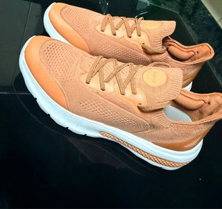 Zapatillas Geox Mujer Naranja/Blanco